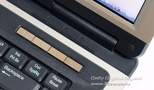 ASUS C90S. Блок дополнительных клавиш