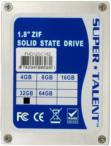 Super Talent New PATA ZIF SSD