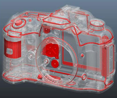Pentax K10D. Уплотнительные прокладки