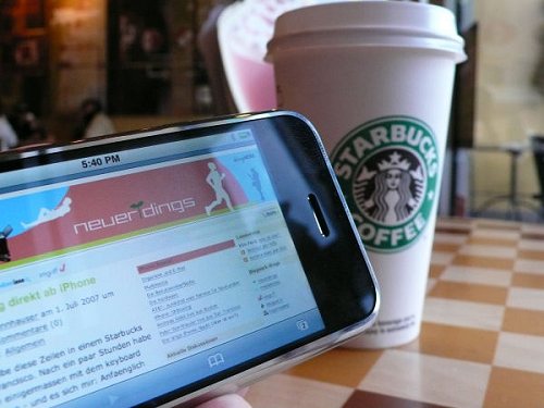 iPhone � Starbucks