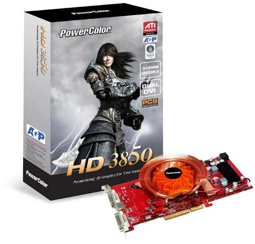 PowerColor HD 3850 PCS 512MB AGP