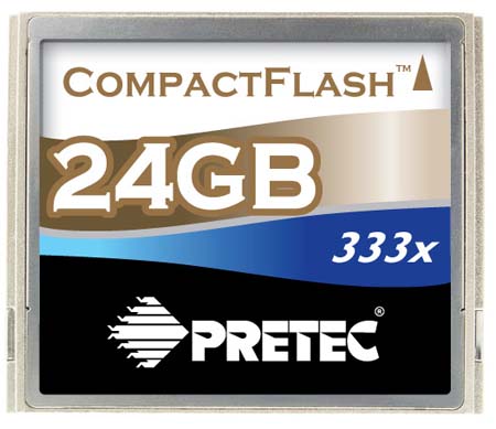 Pretec 24GB 333x CompactFlash Card