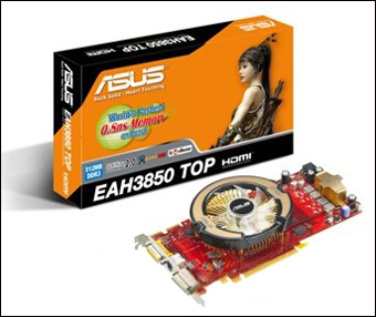 Asus EAH3850 TOP/HTDI/512M