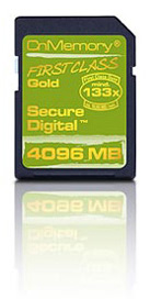 CnMemory First Class 4096MB Gold SD Card