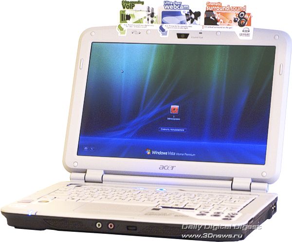 Дизайн Acer Aspire 2920