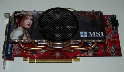 MSI GeForce 8800 GT with Hybrid Freezer