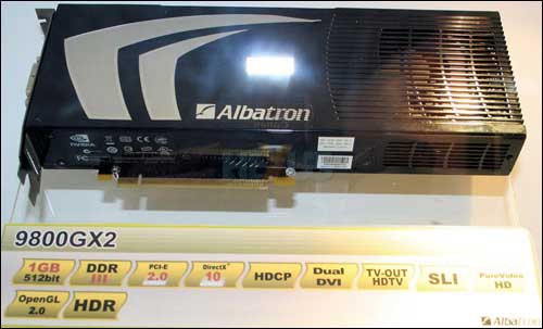 Albatron GeForce 9800 GX2