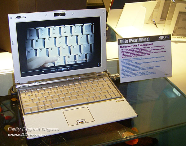 CeBIT 2008: пестрый парад ноутбуков ASUS для работы и медиа