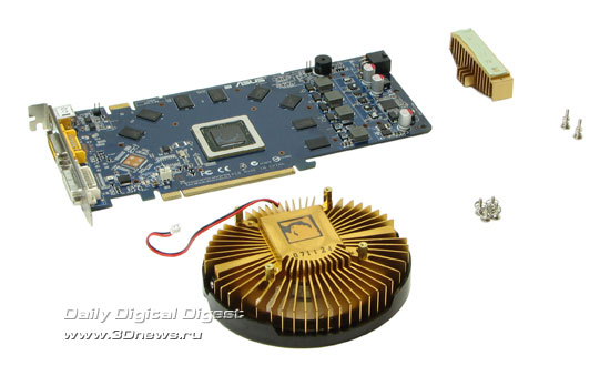 Cooling system of ASUS EN8800GT 1Gb
