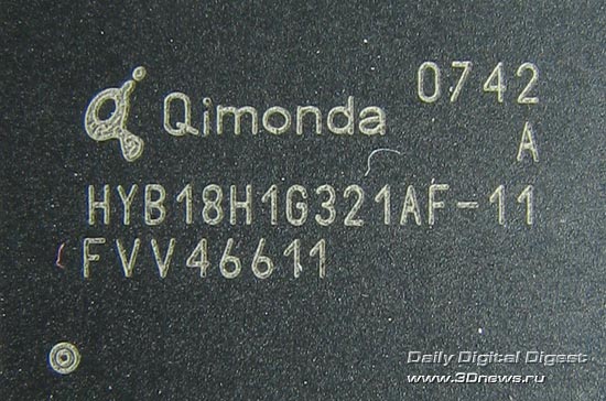 Memory chip of ASUS EN8800GT 1Gb