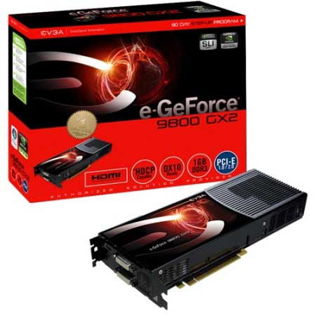 EVGA e-GeForce 9800 GX2