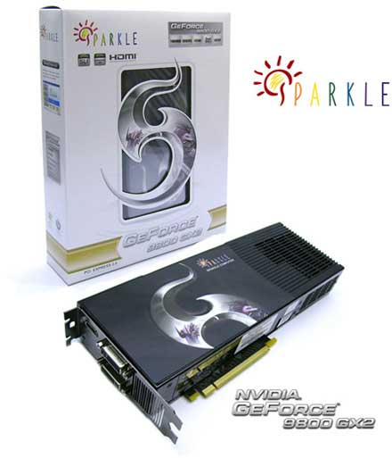 SPARKLE GeForce 9800 GX2 (SF-PX98GX21024D3-NHM)