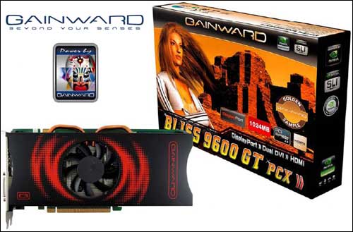 Gainward BLISS 9600 GT PCX 1GB DisplayPort Golden Sample