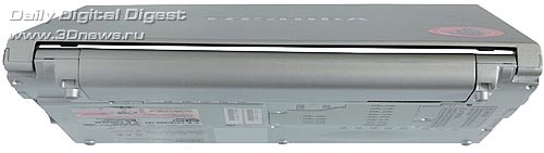 Toshiba Portege R500. Вид сзади.