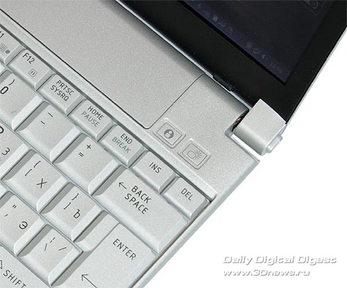 Toshiba Portege R500. Дополнительные клавиши.