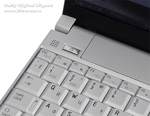 Toshiba Portege R500. Дополнительные клавиши.