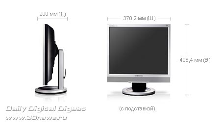 Samsung 720XT. Габариты.