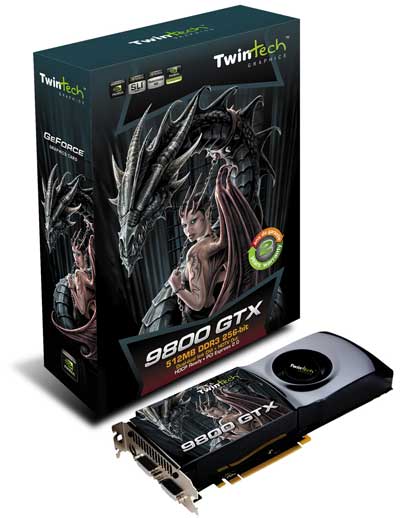 GeForce 9800 GTX �� ������ Galaxy � TwinTech