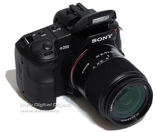 Sony DSLR-A200. Вид общий.