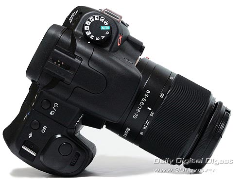 Sony DSLR-A200. Вид сверху.
