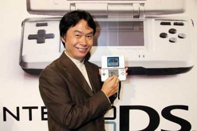 Nintendo DS и создатель Марио