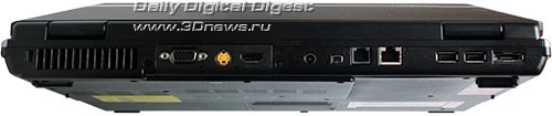 Fujitsu-SIEMENS Amilo Xi2428. Вид сзади.