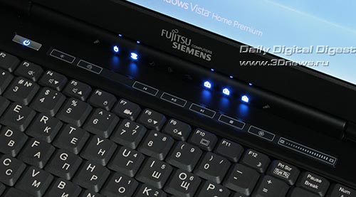 Fujitsu-SIEMENS Amilo Xi2428. Дополнительные клавиши.