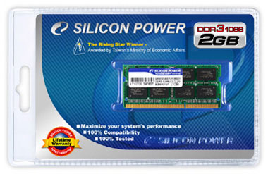 Silicon Power 2GB DDR3-1066 SO-DIMM Module