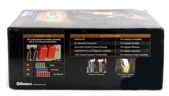 ��������� 525 �� ���� ������� Enermax MODU82+ EMD525AWT
