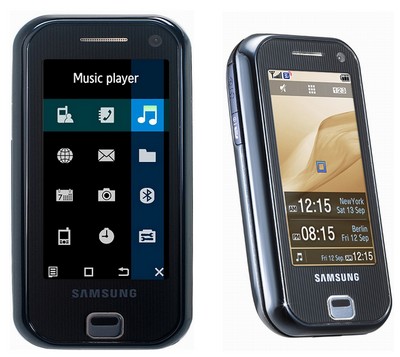 Samsung F700. Вид спереди.
