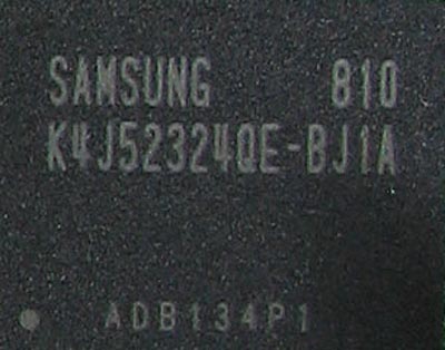 Forsa 9600 GSO - video memory chip