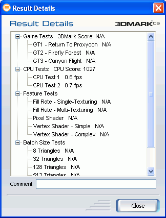 MSI Wind U100 - 3DMark05