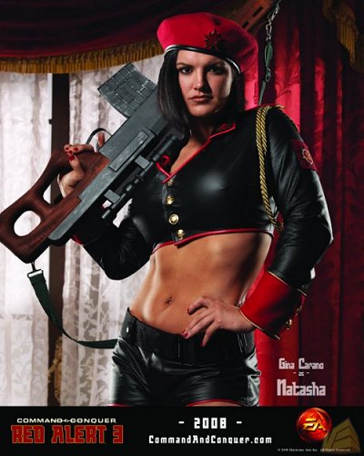 Gina Carano в роли коммандо из Red Alert 3