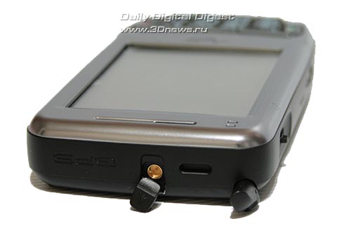 Mio DigiWalker A702. Вид сверху.