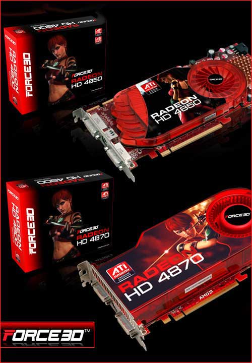 Force3D Radeon HD 4850 � Force3D Radeon HD 4870