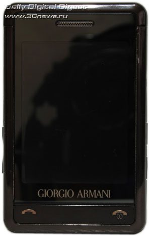 Giorgio Armani Samsung SGH P520 . Вид спереди