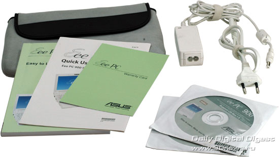 ASUS Eee PC 900 комплектация