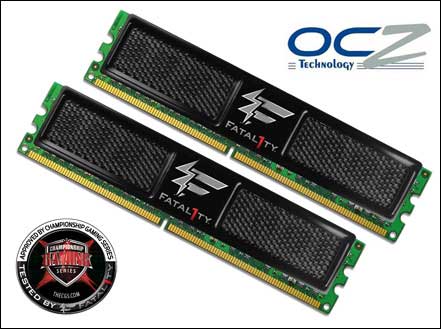 OCZ 2GB DDR2 PC2-8500 Fatal1ty Edition Memory Kit