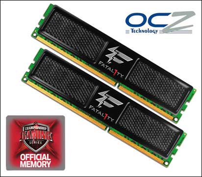 OCZ 4GB DDR3 PC3-10666 Fatal1ty Edition Memory Kit