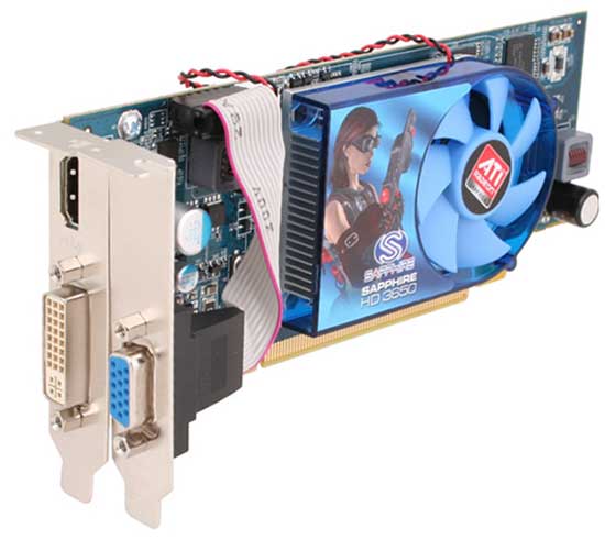 Sapphire Radeon HD 3650 512MB DDR2 PCIE LP HDMI