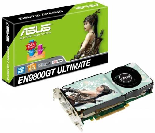ASUS EN9800GT ULTIMATE/HTDP/512M