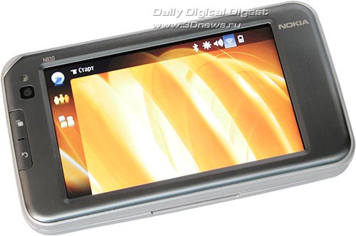 Nokia N810. Вид спереди