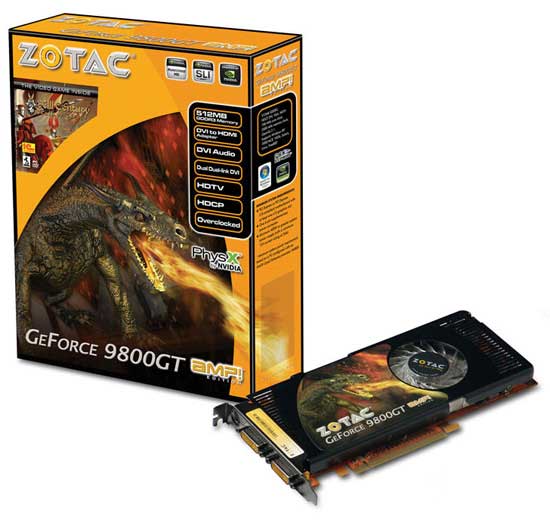 Zotac GeForce 9800 GT AMP! Limited Edition