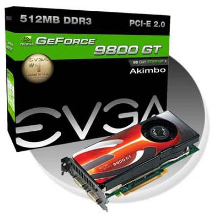 EVGA GeForce 9800 GT 512MB GDDR3 AKIMBO