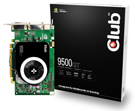 Club 3D 9500GT 512MB GDDR3