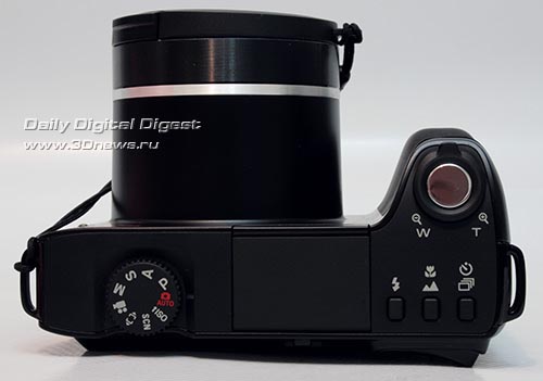 Kodak EasyShare Z8612 IS. Вид сверху
