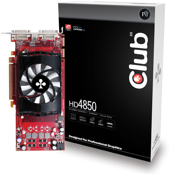 Club 3D HD 4850 512MB GDDR3