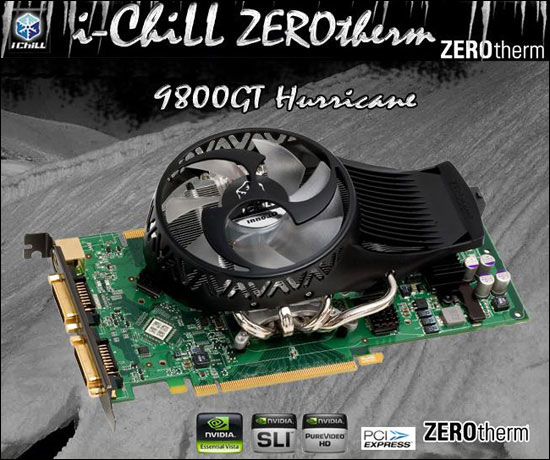 Inno3D i-Chill 9800GT Hurricane