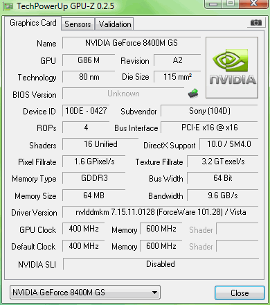 Sony VAIO VGN-SZ7RVN/X. ���������� � ���������������