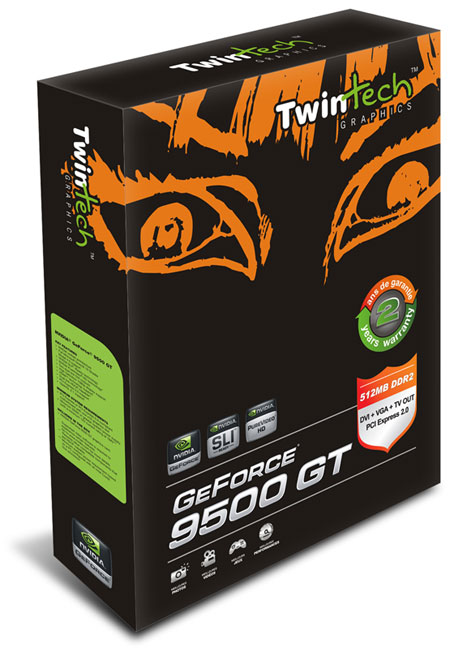 TwinTech NVIDIA GeForce 9500 GT 512MB DDR2